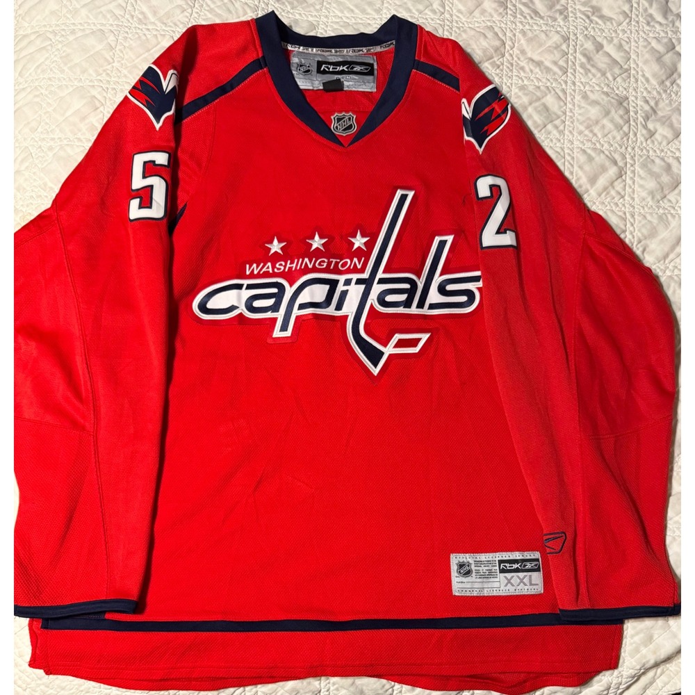 Reebok Washington Capitals Jersey Mens XXL Red Mike Green 52 NHL Hockey CCM